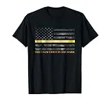 Dispatcher Gifts - Thin Gold Line - Thin Yellow Line 911