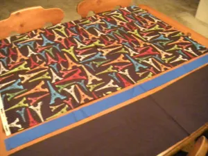 3 coordinating fabrics