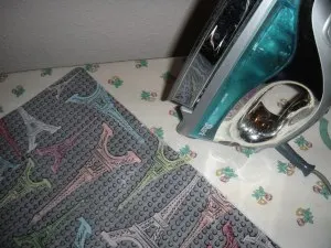 Press the pillowcase after your turn it wrong side out