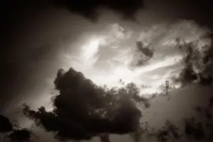 Worry - is like the dark clouds