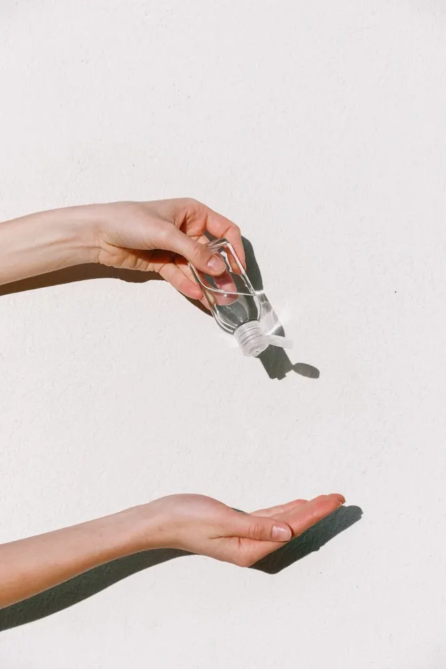 how to avoid a virus - healthy habits and tips to help keep you from getting sick with the COVID-19 virus, or any other virus - hand sanitizer